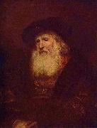 REMBRANDT Harmenszoon van Rijn Portrait of a Bearded Man oil painting on canvas